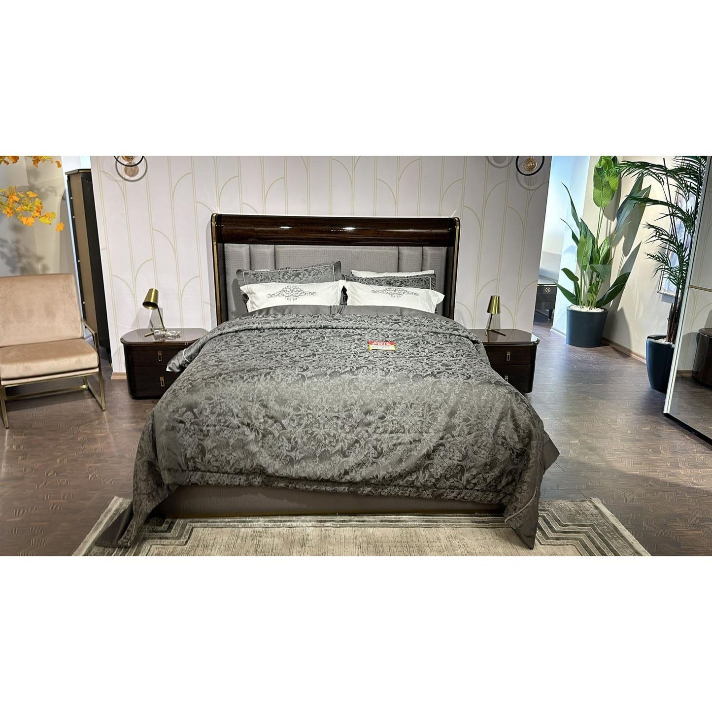 Favor Sovrumsset - (160 Cm Säng-2 St Sängbord-Sminkbord)