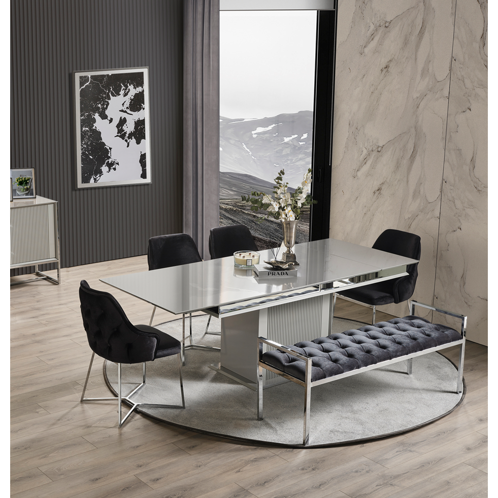 Pirlanta Förlängningsbart Matbord - LINE Furniture Group