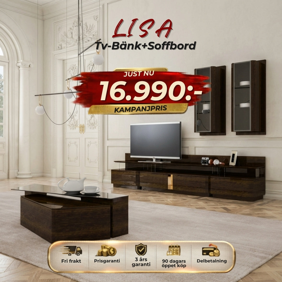 Lisa Tv-Bänk+Soffbord