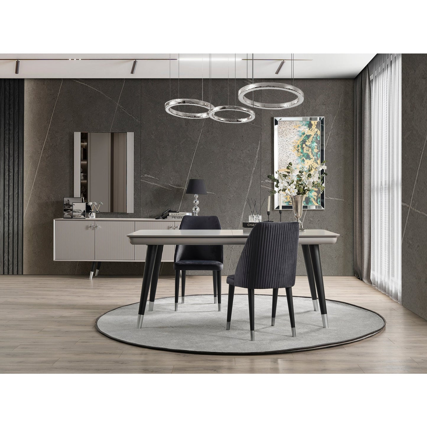 Acelya Skänk med Spegel - LINE Furniture Group