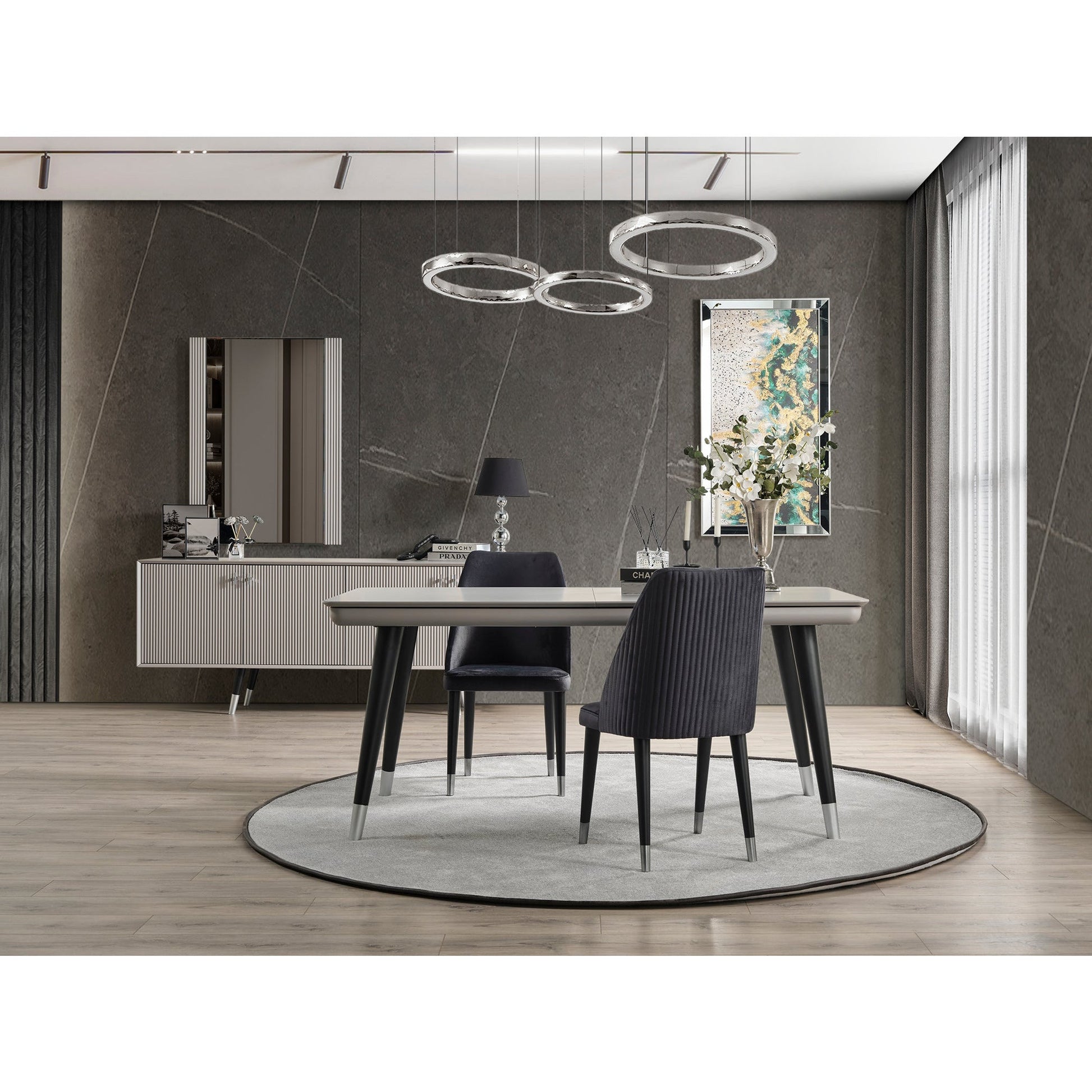 Acelya Skänk med Spegel - LINE Furniture Group
