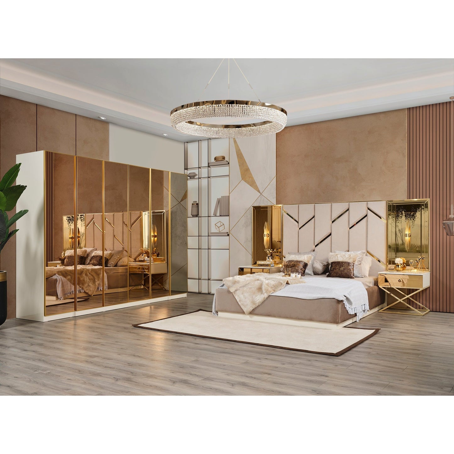 Gold Garderob - LINE Furniture Group
