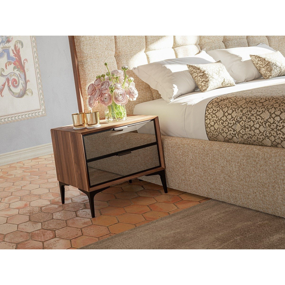 Nesta Sängbord - LINE Furniture Group