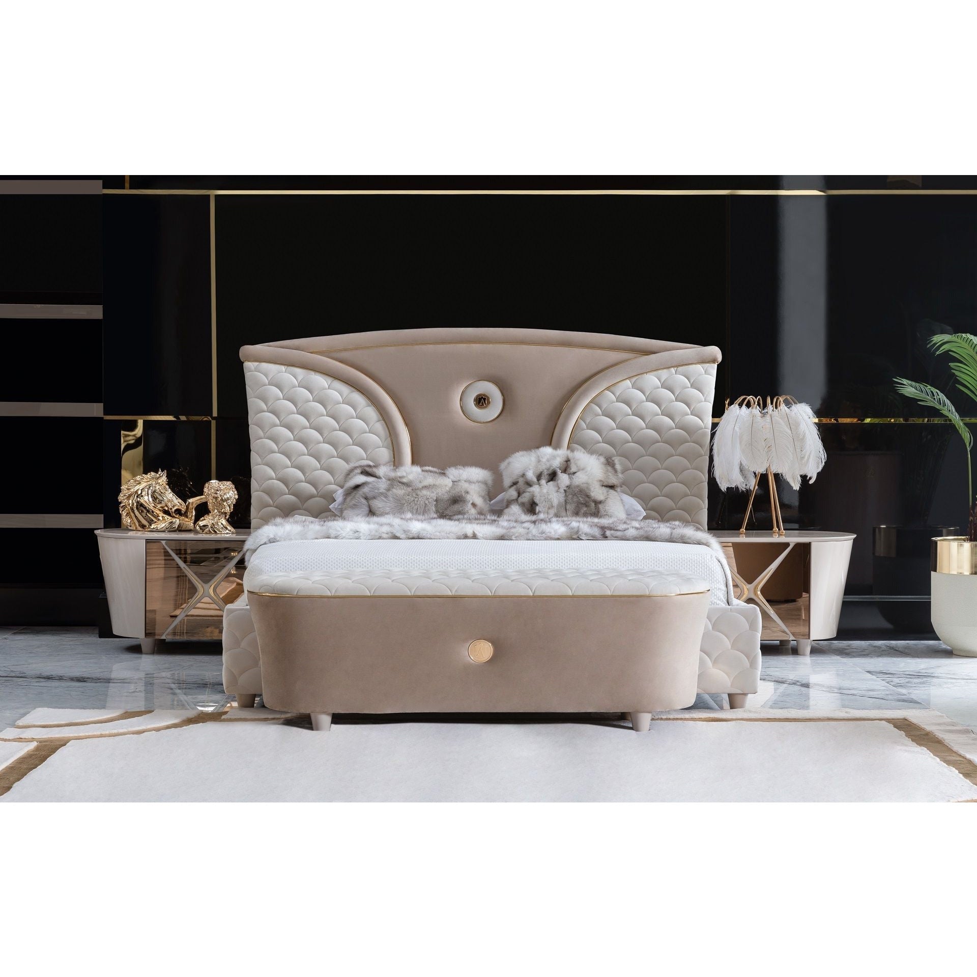 Rose Sminkbord med Spegel - LINE Furniture Group