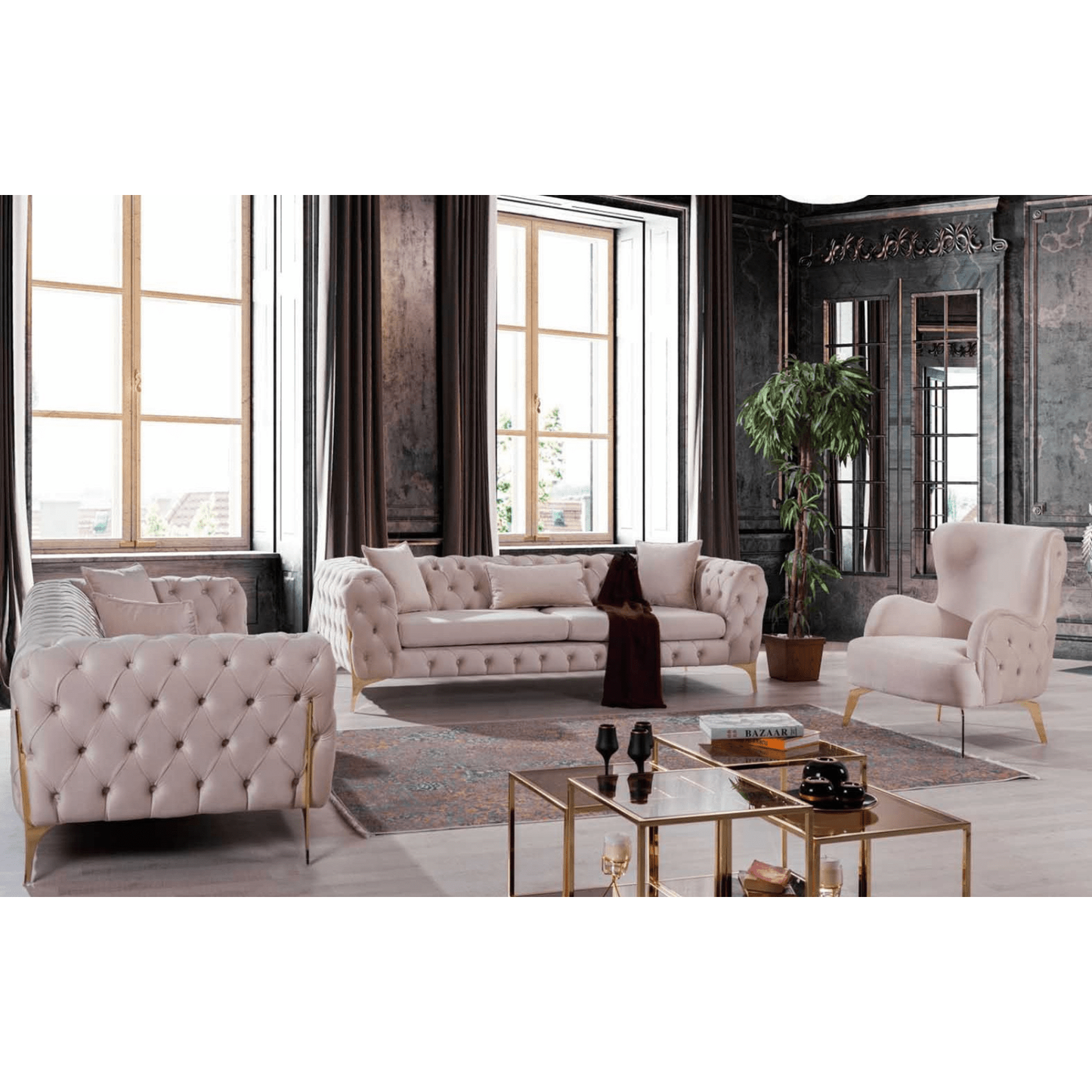 Magnum 3-Sits Soffa - LINE Furniture Group